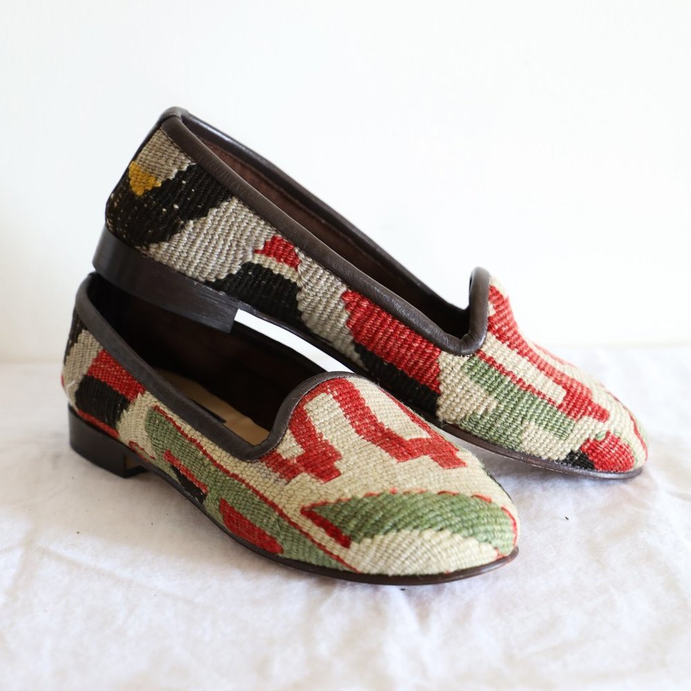 Res Ipsa Multicolored Kilim Loafers